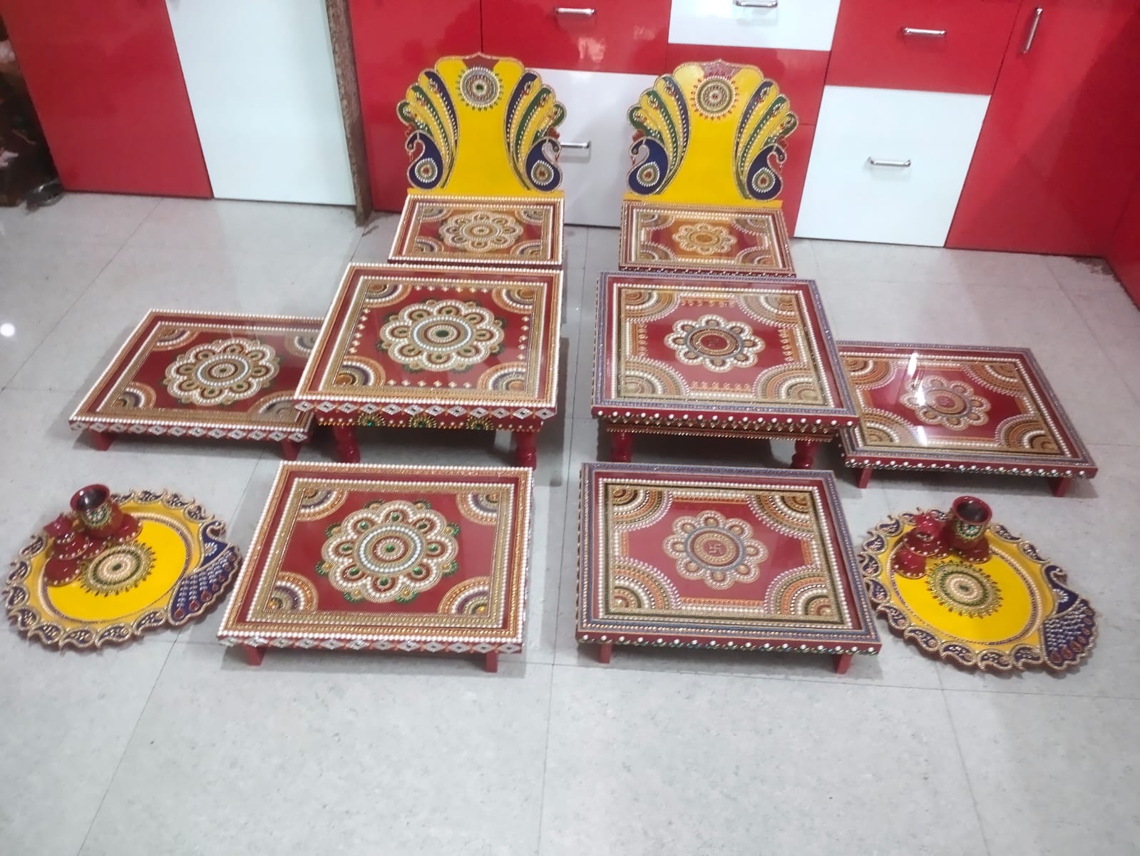 Wedding Singhasan Complete Set